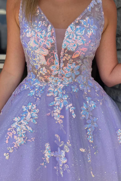 Cute A Line V Neck Orange Sequins Short Homecoming Dresses AB091504