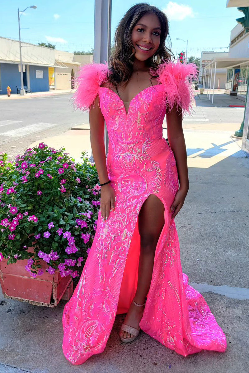 open lace back dress Vienna Prom 82035 Pink Velvet Prom Dress Size 4 Sequins Backless Glass Slipper main image 1
