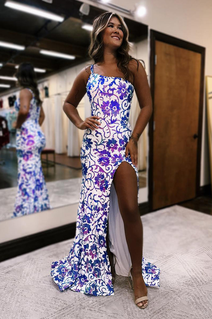 purple animal print prom dress Amarra 89403