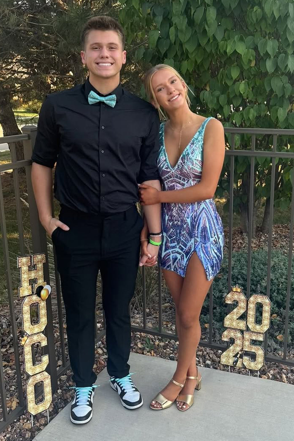 Cute Bodycon V Neck Sequins Short Homecoming Dress AB25100709