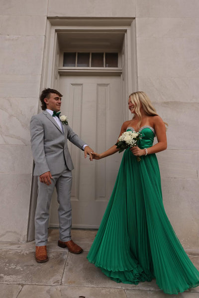 Cute A Line Sweetheart Cutout Chiffon Prom Dress with Beading AB2604080