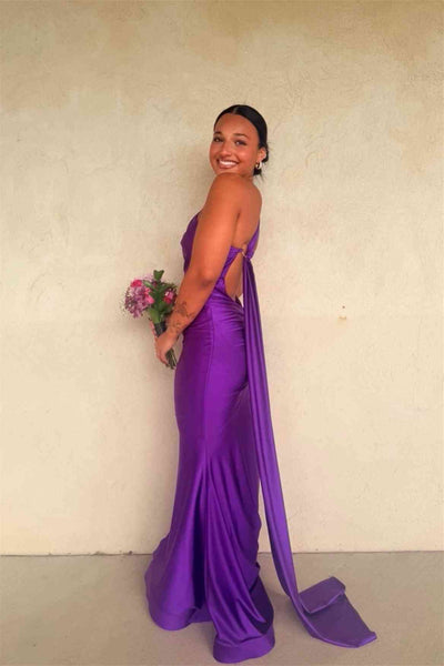 Halter Emerald Green Open Back Mermaid Long Evening Dress