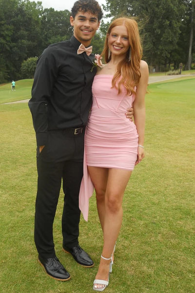 Strapless Pink Pleats Tight Short Homecoming Dress with Ribbon