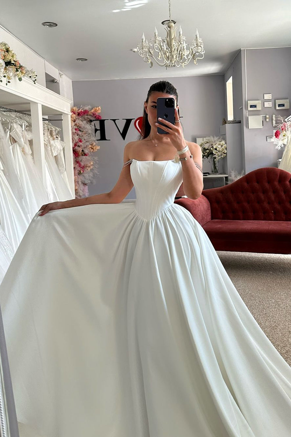 heavy satin wedding dress Why Satin Wedding Dresses Feel So Timeless