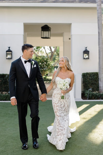Gorgeous Mermaid Sweetheart Lace Wedding Dress AB26052603