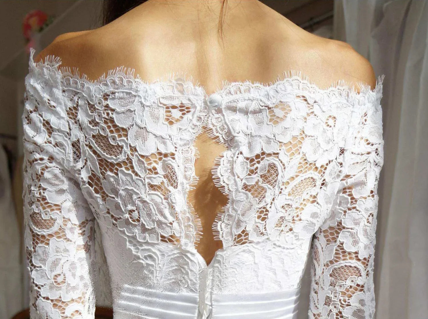trumpet long sleeve wedding dress Elegant Mermaid Trumpet Long Sleeve Lace Wedding Dresses – Anniebride