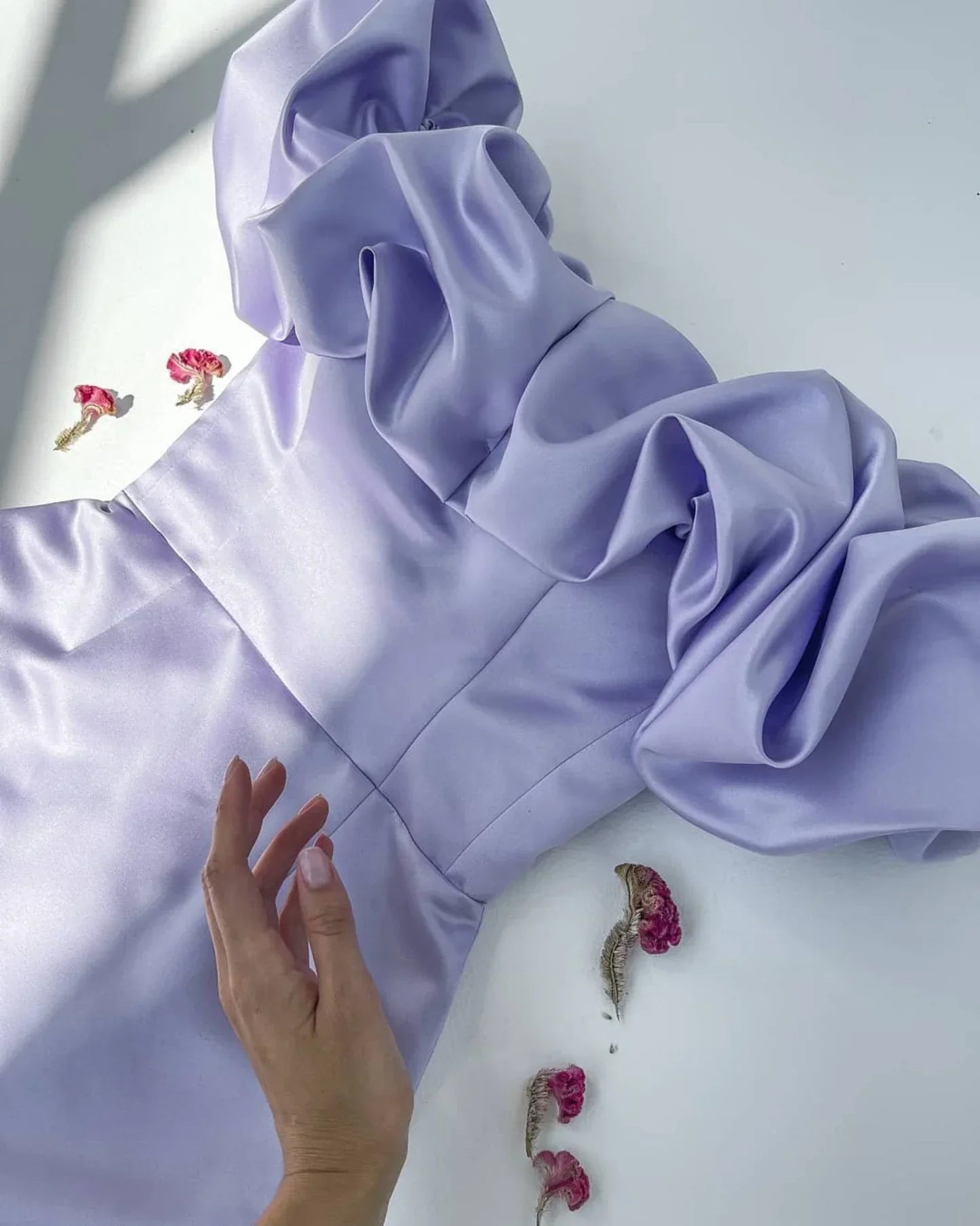 Cute Bodycon Lilac Off The Shoulder Tight Mini Party Dresses – Anniebride