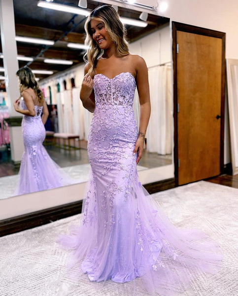 Cute Mermaid Sweetheart Pink Lace Long Prom Dresses with Beading AB120604