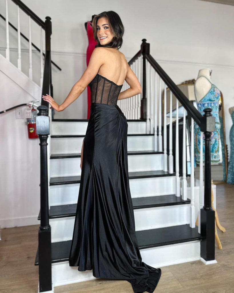 cowl neck satin prom dress Cinderella Divine - BD104 Cowl Neck Satin Affordable Prom A-Line Gown